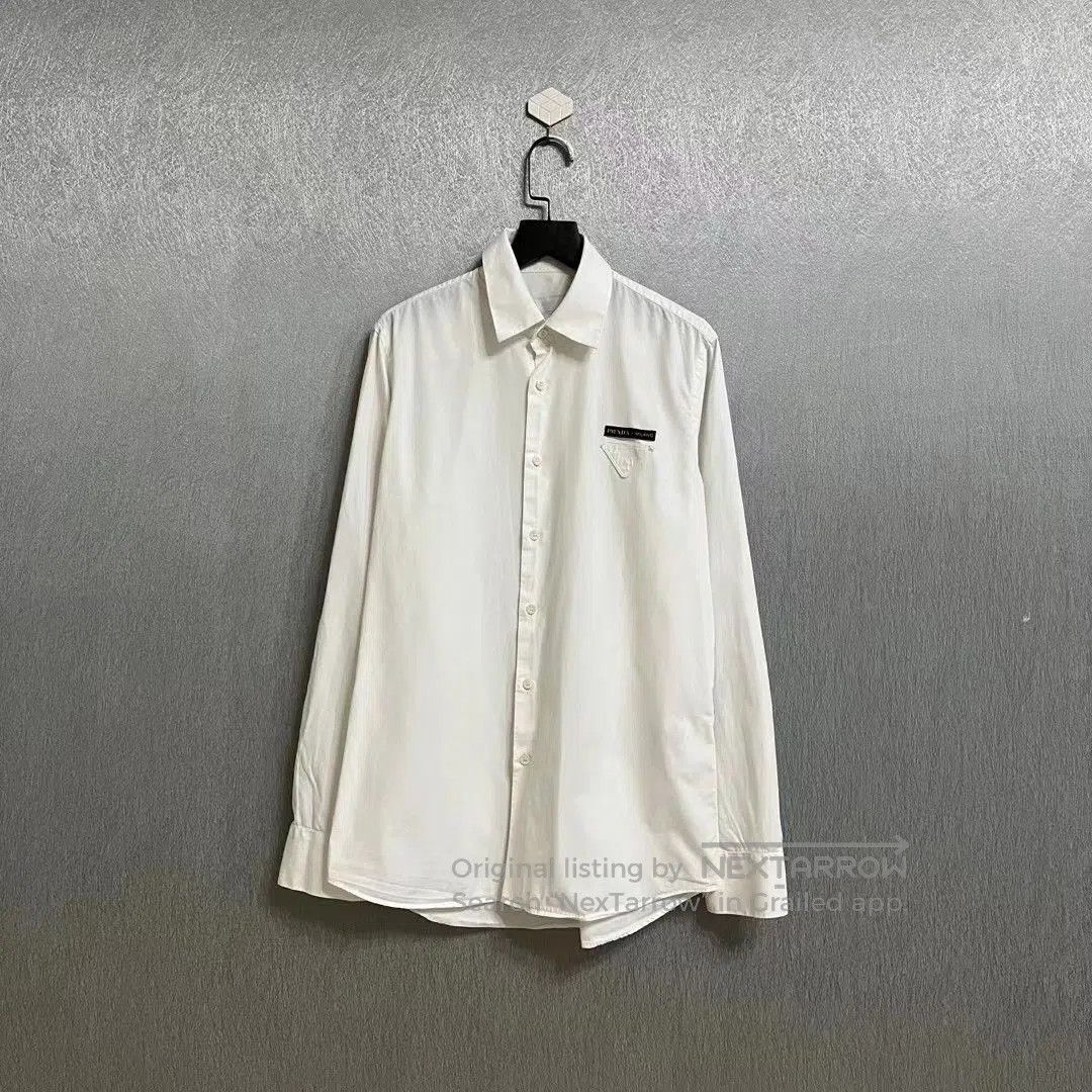 Prada prada triangle shirt in excellent condition. Size US M / EU 48-50 / 2 - 1 Thumbnail