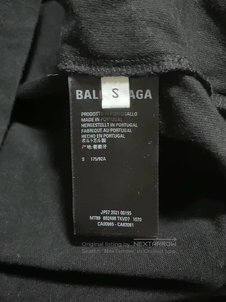 Balenciaga Balenciaga NASA co-branded embroidery long-sleeved T-shirt Size US S / EU 44-46 / 1 - 4 Thumbnail
