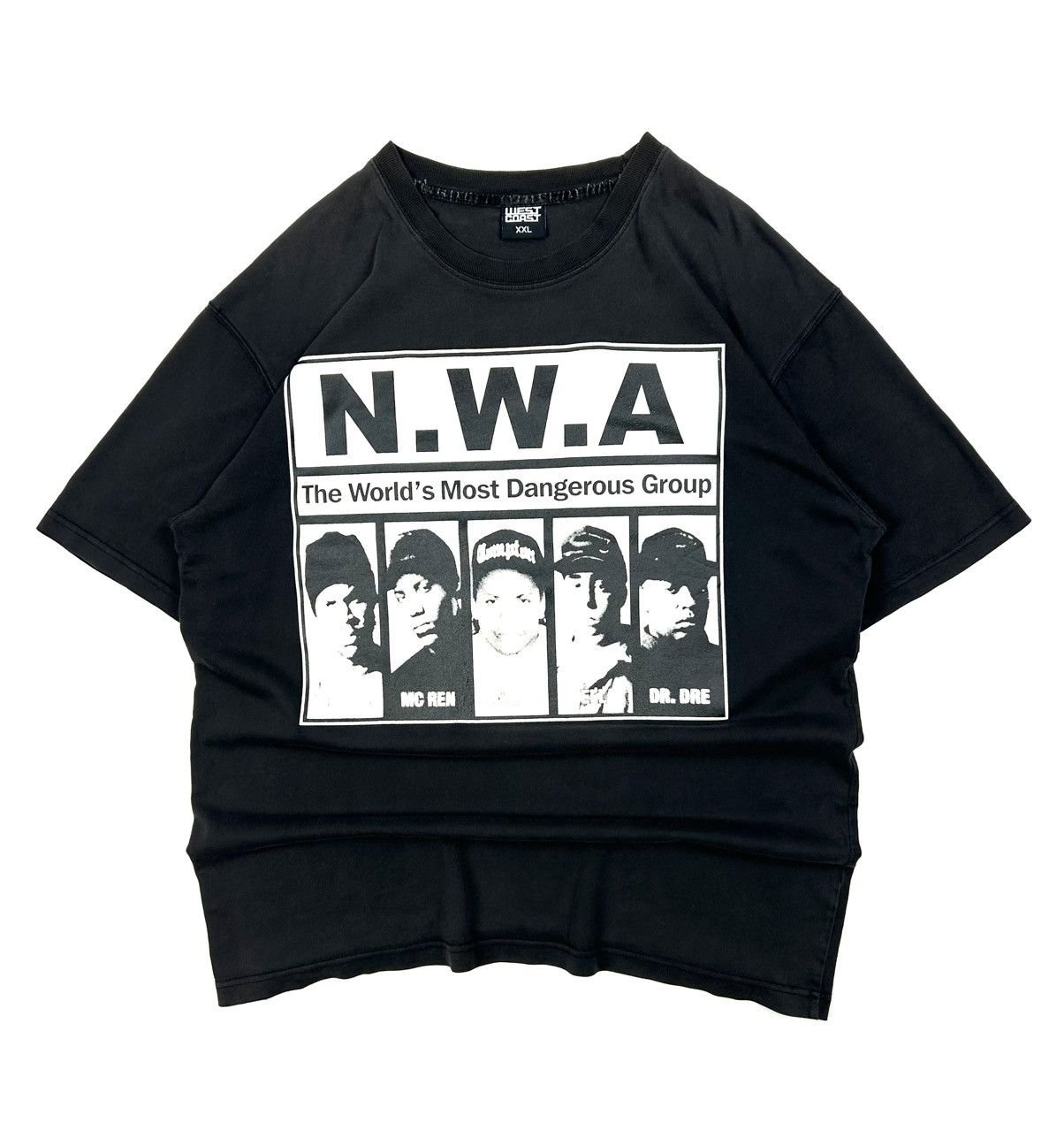 Rap Tees Vintage N.W.A Most Dangerous Rap Tee Ruthless Records Tshirt Size US XXL / EU 58 / 5 - 1 Thumbnail