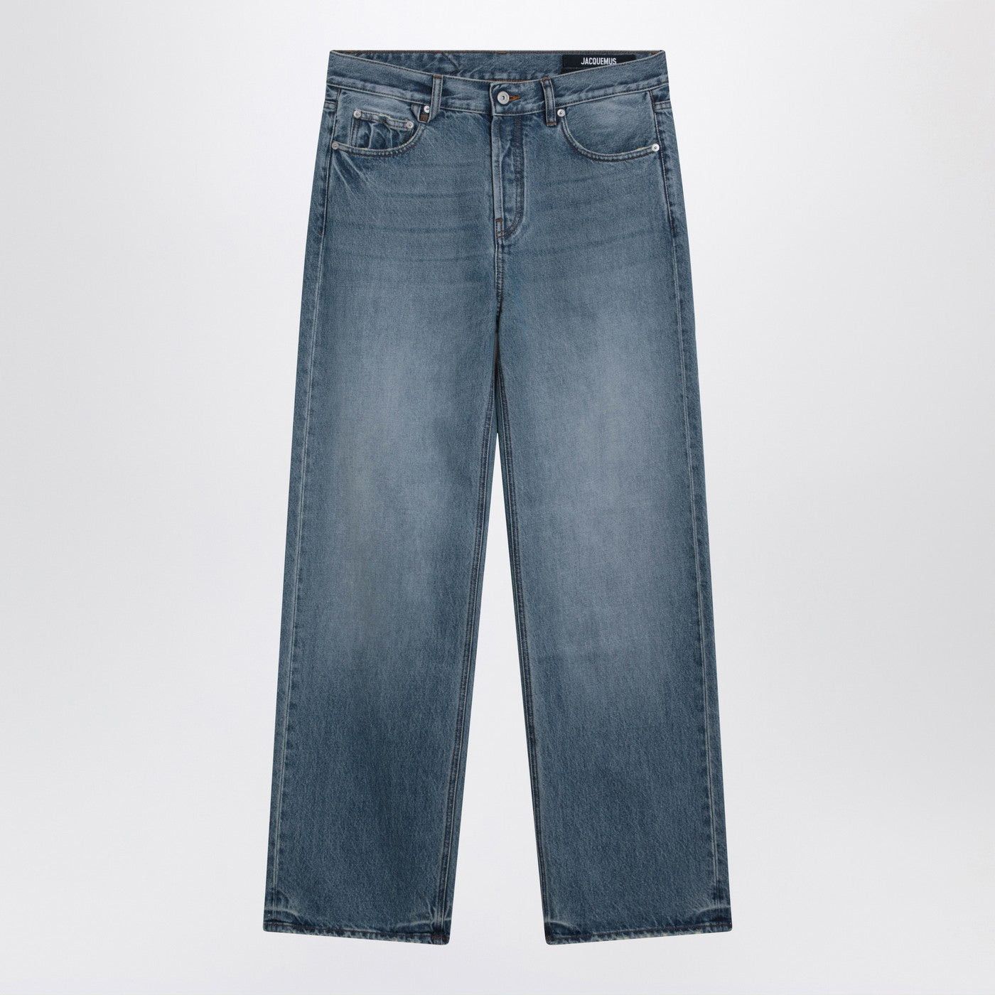 Jacquemus Jacquemus Straight-Leg Jeans In Blue De-Nã®Mes Denim Size US 32 / EU 48 - 1 Thumbnail