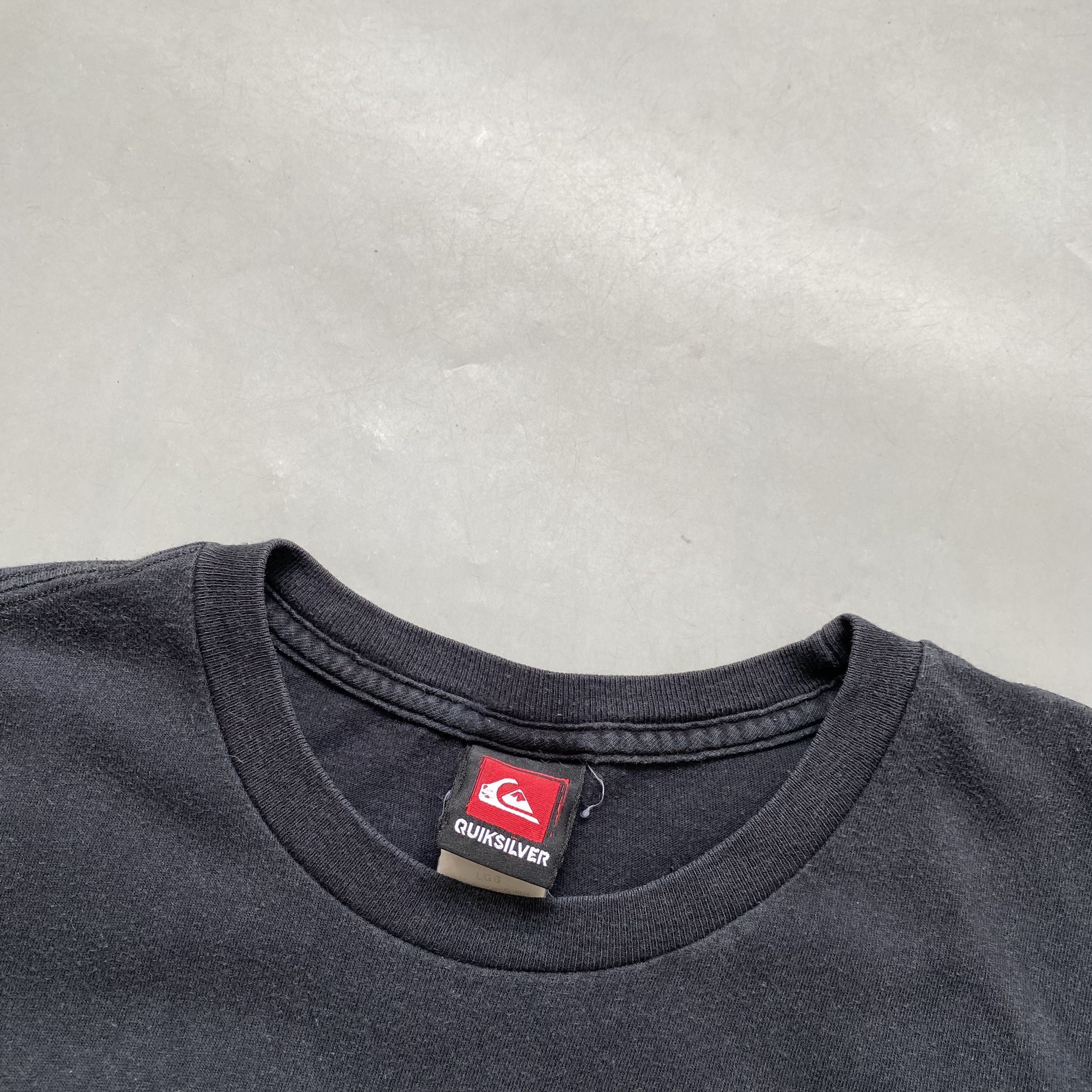 Quiksilver 🏄🏼‍♂️ Vintage 90s Faded QUIKSILVER tee center logo Skater Size US L / EU 52-54 / 3 - 2 Thumbnail