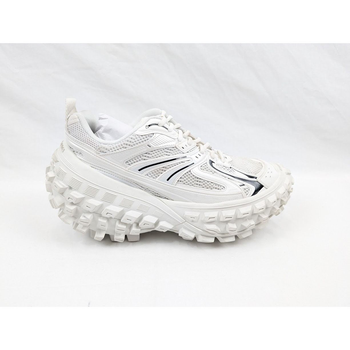 Balenciaga o1rshd1 Bouncer/Contrast Sneakers in Eggshell/Black Size US 9 / EU 42 - 2 Thumbnail