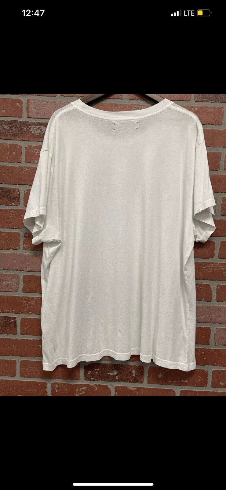 Amiri Amiri White Paisley Logo Tee Size XXL Size US XXL / EU 58 / 5 - 5 Thumbnail