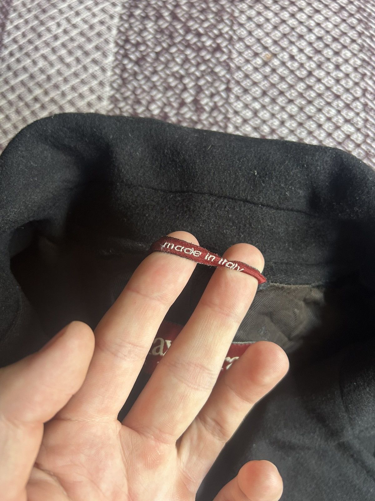 Max Mara Max Mara Heavy Coats 100% Wool Black Avant Garde Size US-10 Size L / US 10 / IT 46 - 12 Thumbnail