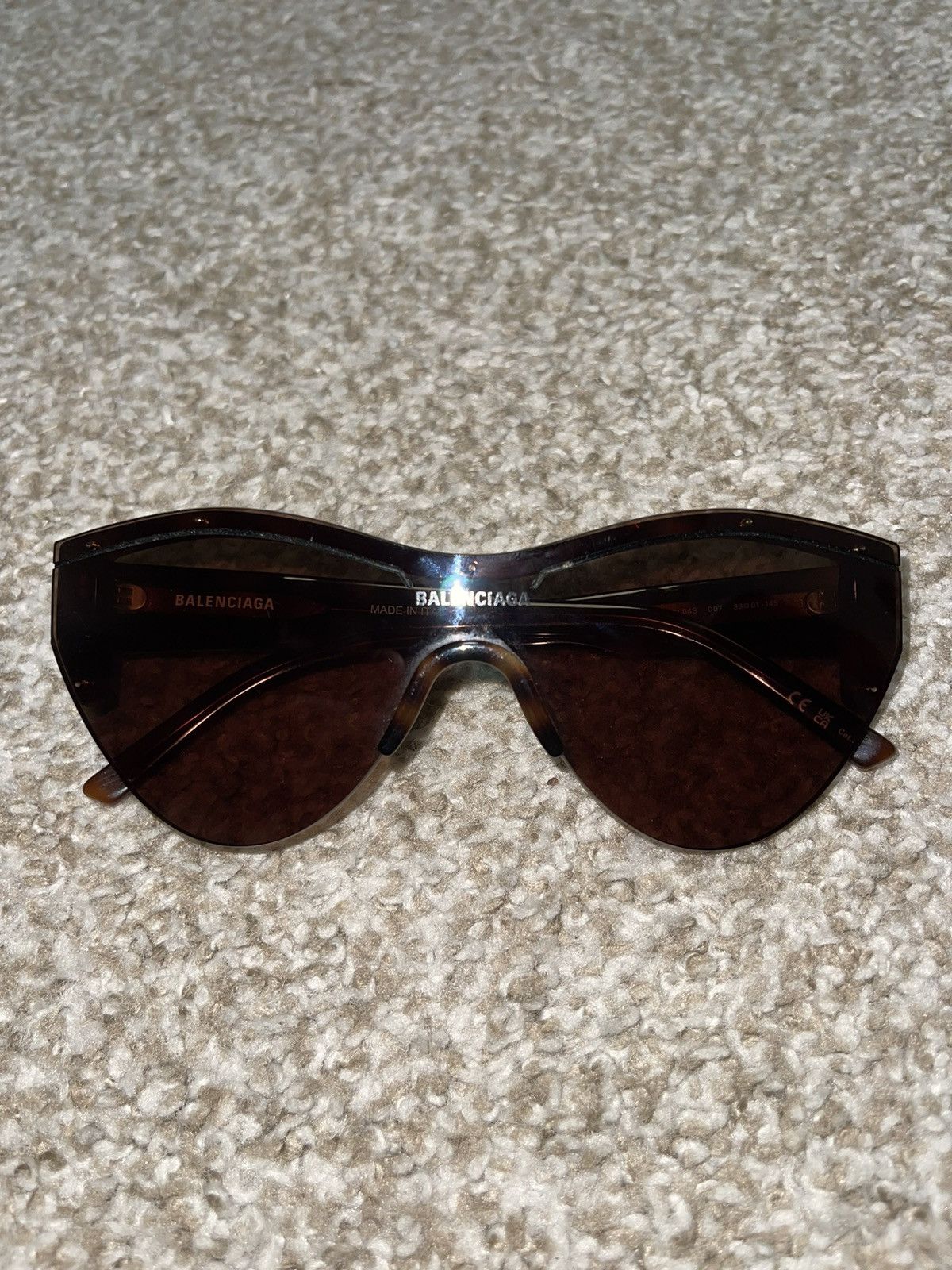 Balenciaga Balenciaga Shield Sunglasses Size ONE SIZE - 1 Thumbnail