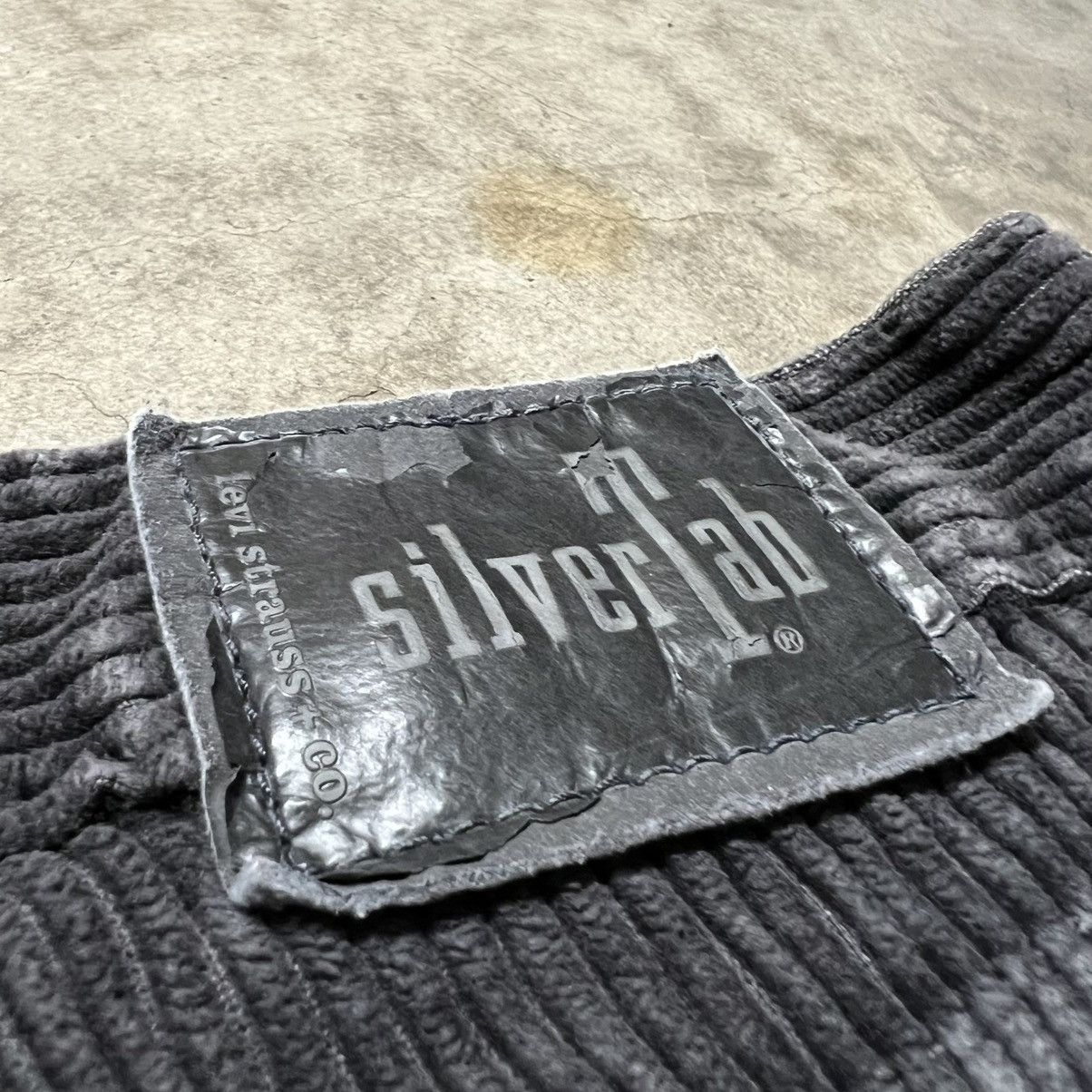 Levi's × Levi's Vintage Clothing × Vintage Vintage 90’s Levi’s Silver-Tab Grey BAGGY Corduroy Pants Size US 33 - 3 Thumbnail