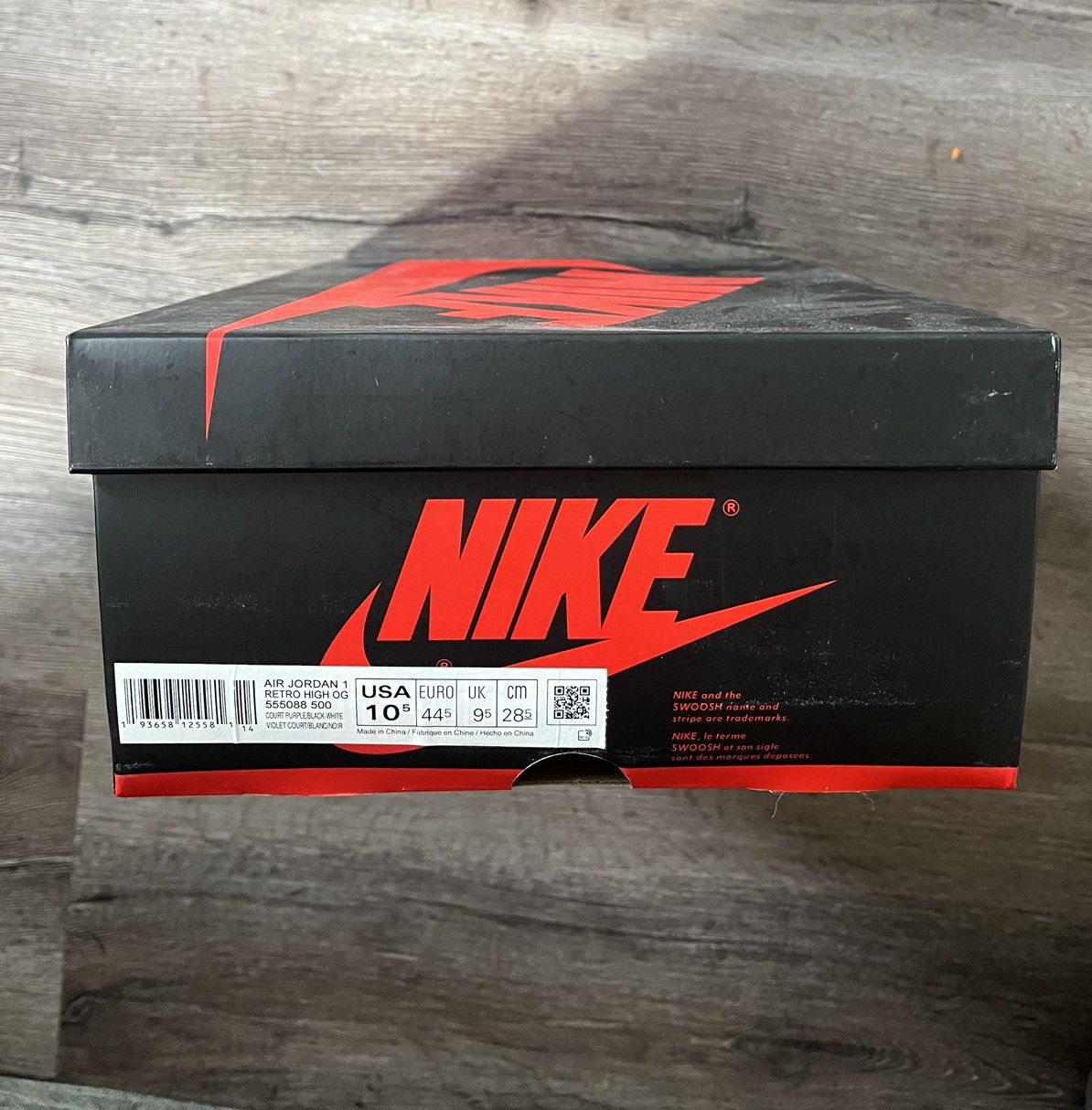 Jordan Brand Jordan 1 “Court Purple” Size US 10.5 / EU 43-44 - 7 Thumbnail
