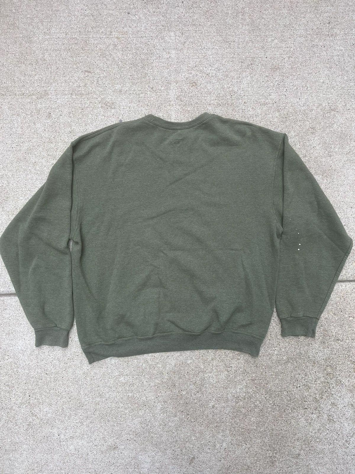 Fruit Of The Loom × Vintage Y2K Fruit of the Loom Perfect Green Crewneck Mild Distressed Size US XL / EU 56 / 4 - 3 Thumbnail