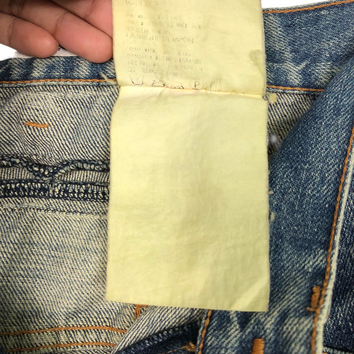 Comme des Garcons Junya Watanabe Comme Des Garcons Flare Work Denim Size 29" - 25 Thumbnail