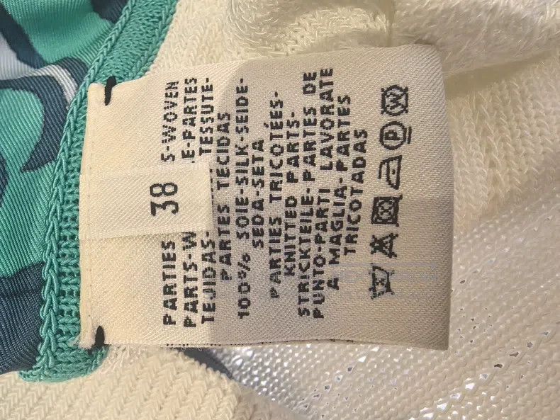 Hermes Hermes Knit and Silk Patchwork Size XS / US 0-2 / IT 36-38 - 4 Thumbnail