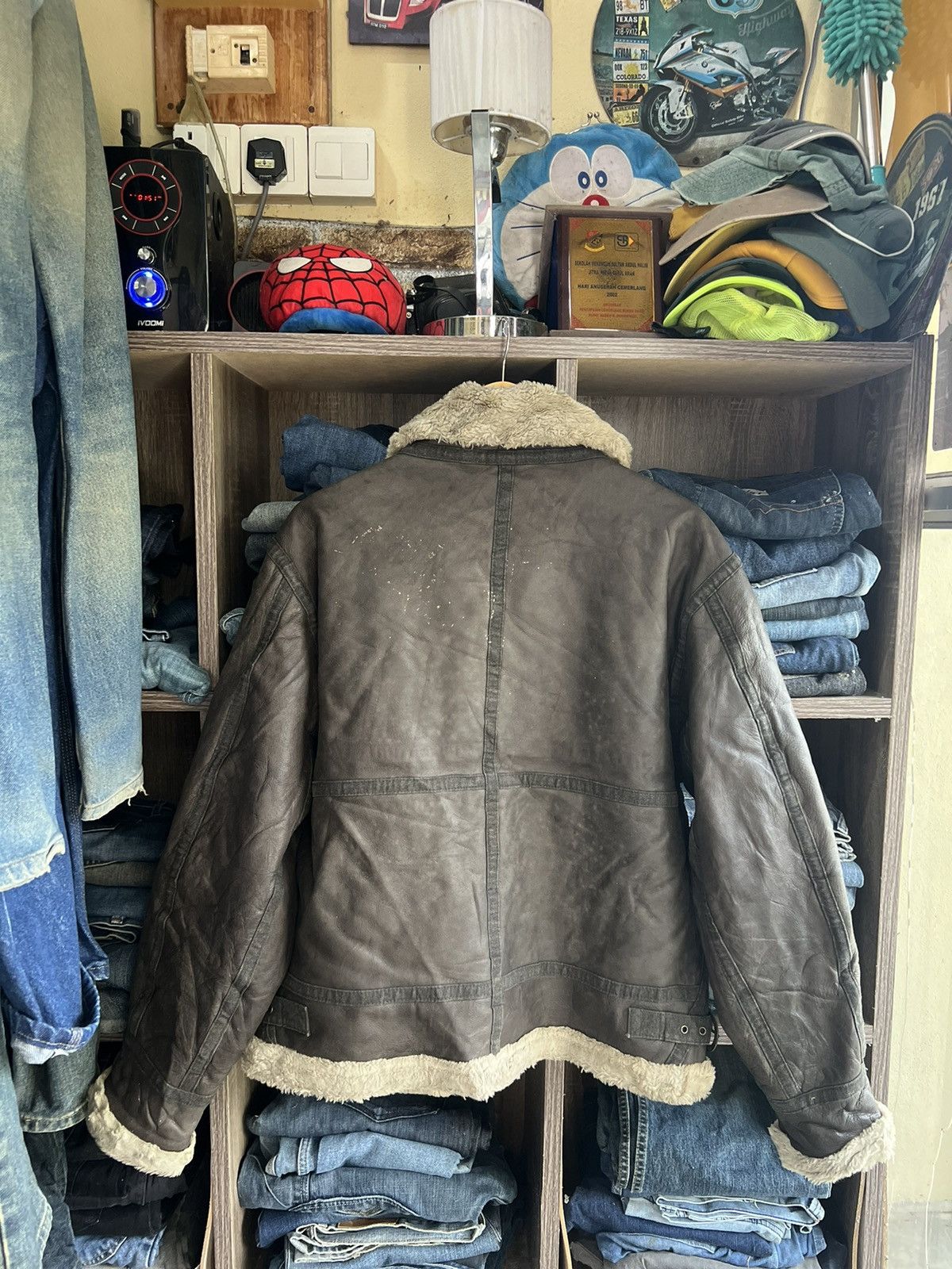 Other 🔥Vintage Redskins B-2 Shearling Jacket Size US S / EU 44-46 / 1 - 3 Thumbnail