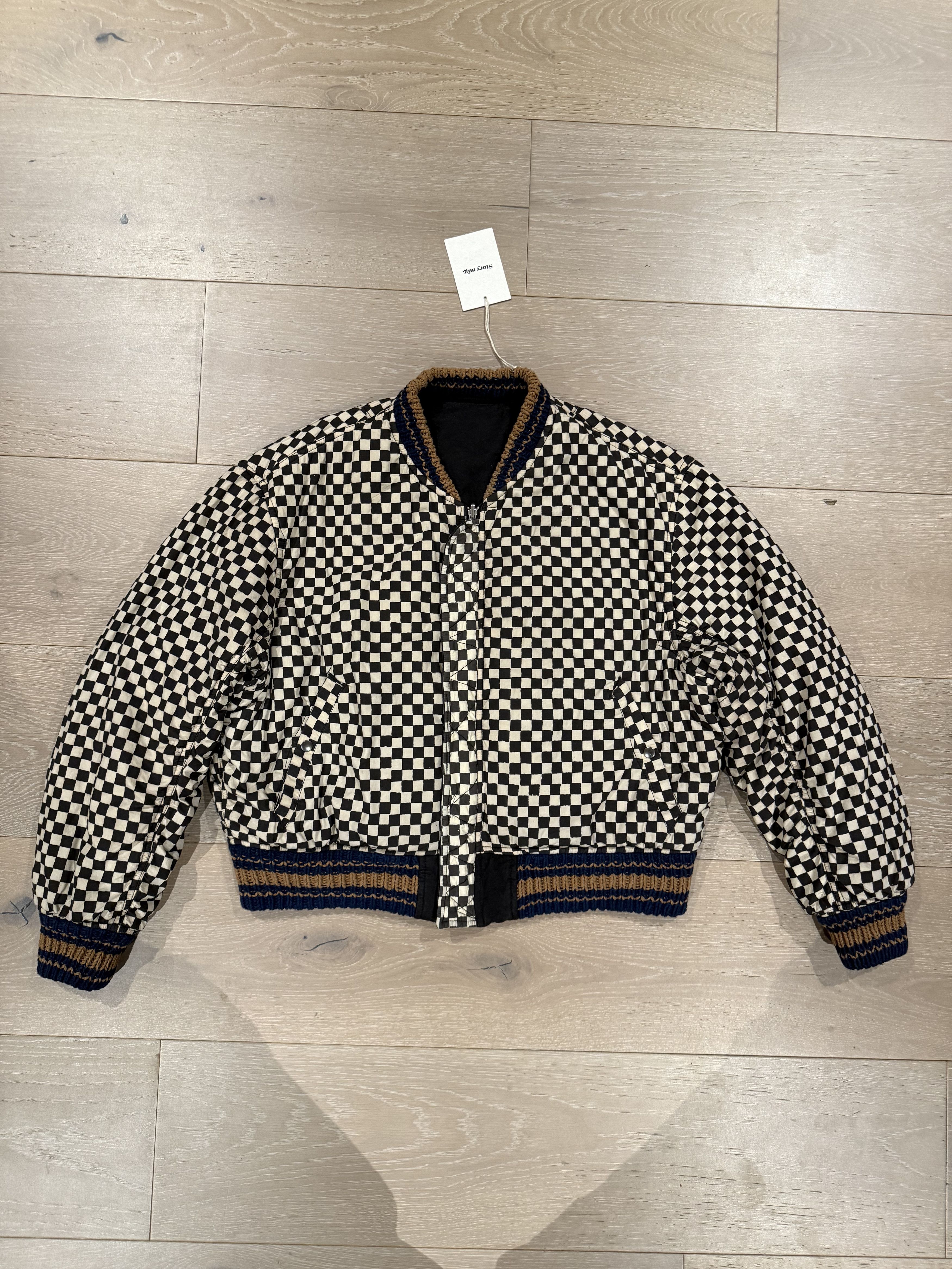 Story Mfg. 💚 Story Mfg. Handmade Seed Bomber Black Wonky-Wear Medium Size US M / EU 48-50 / 2 - 12 Thumbnail