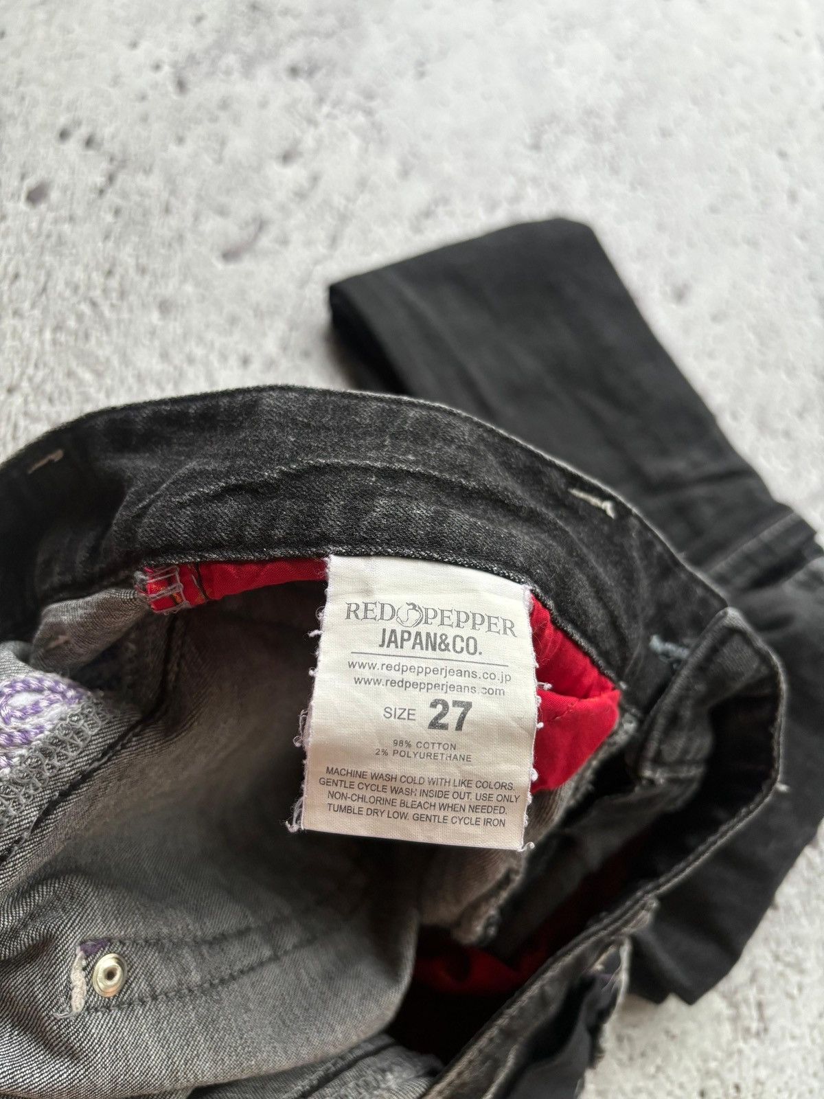 Hysteric Glamour Y2k Red Peppper Ifsixwasnine style Jeans Size US 30 / EU 46 - 9 Thumbnail