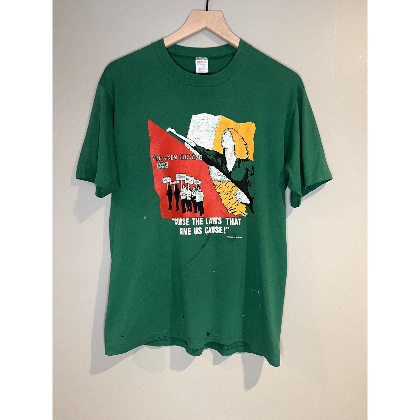 Vintage Vintage Irish Republican Army Revolution Shirt Size US L / EU 52-54 / 3 - 1 Thumbnail