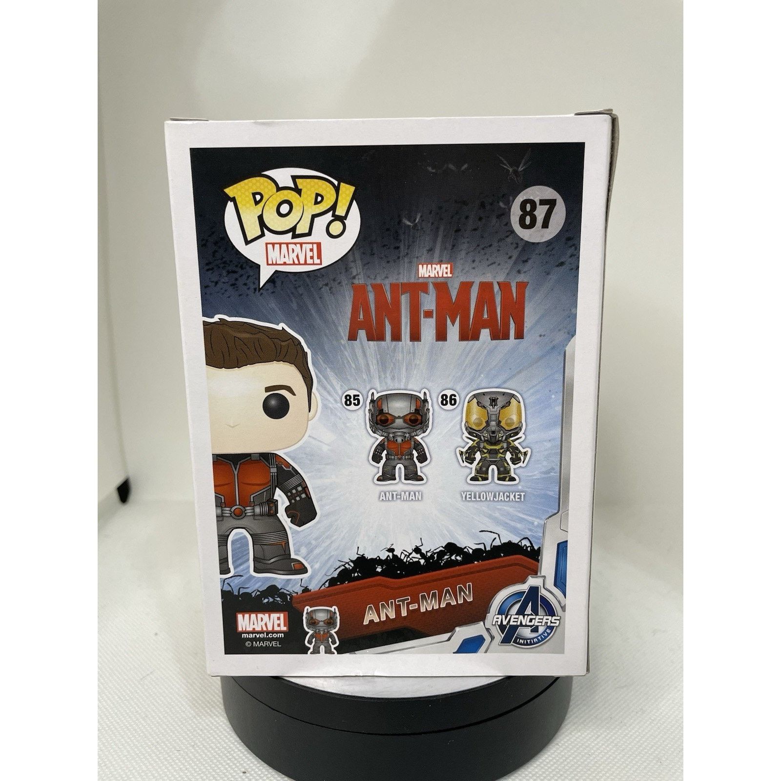 Marvel Comics Funko Pop! Ant-Man (Unmasked) #85 - With Small Ant-Man Size ONE SIZE - 5 Thumbnail