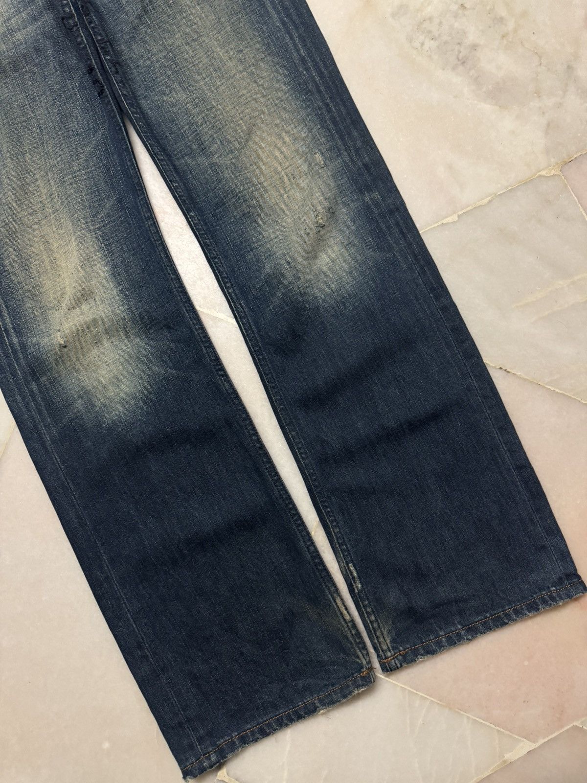 Kapital 💥FLARE💥VINTAGE DIESEL VIKER RUSTY MUDWASH DISTRESSED INSANE Size US 31 - 7 Thumbnail