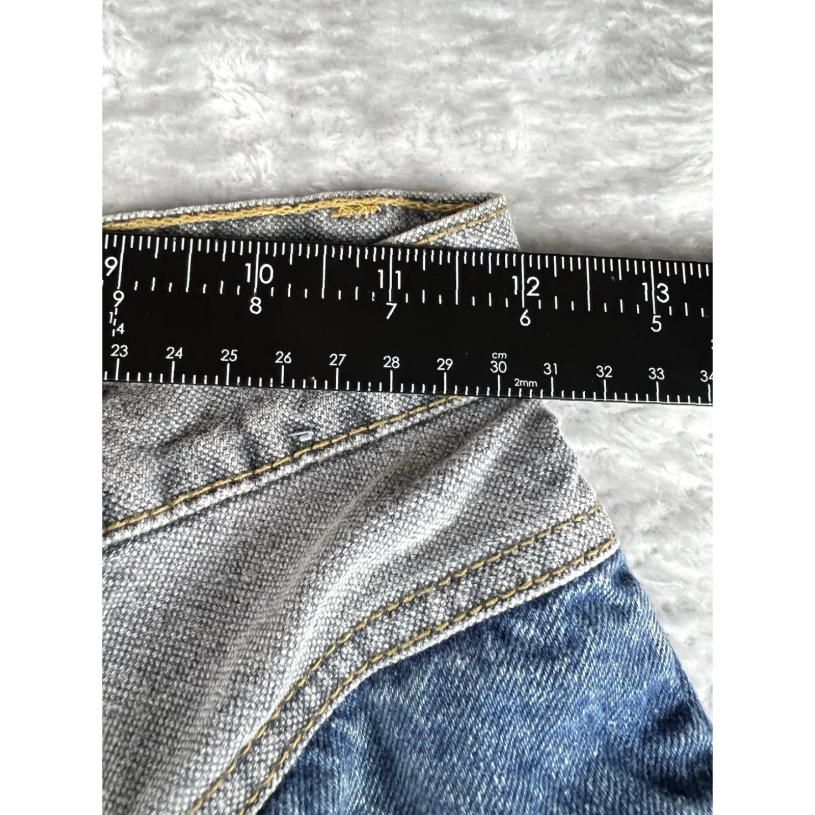 Jordache VTG Jordache Jeans Womens 7L Blue Gray Two-Tone Denim 80s 90s RARE Jeans Women M Gray Two Tone 80s Mens Size 32" / US 10 / IT 46 - 4 Thumbnail