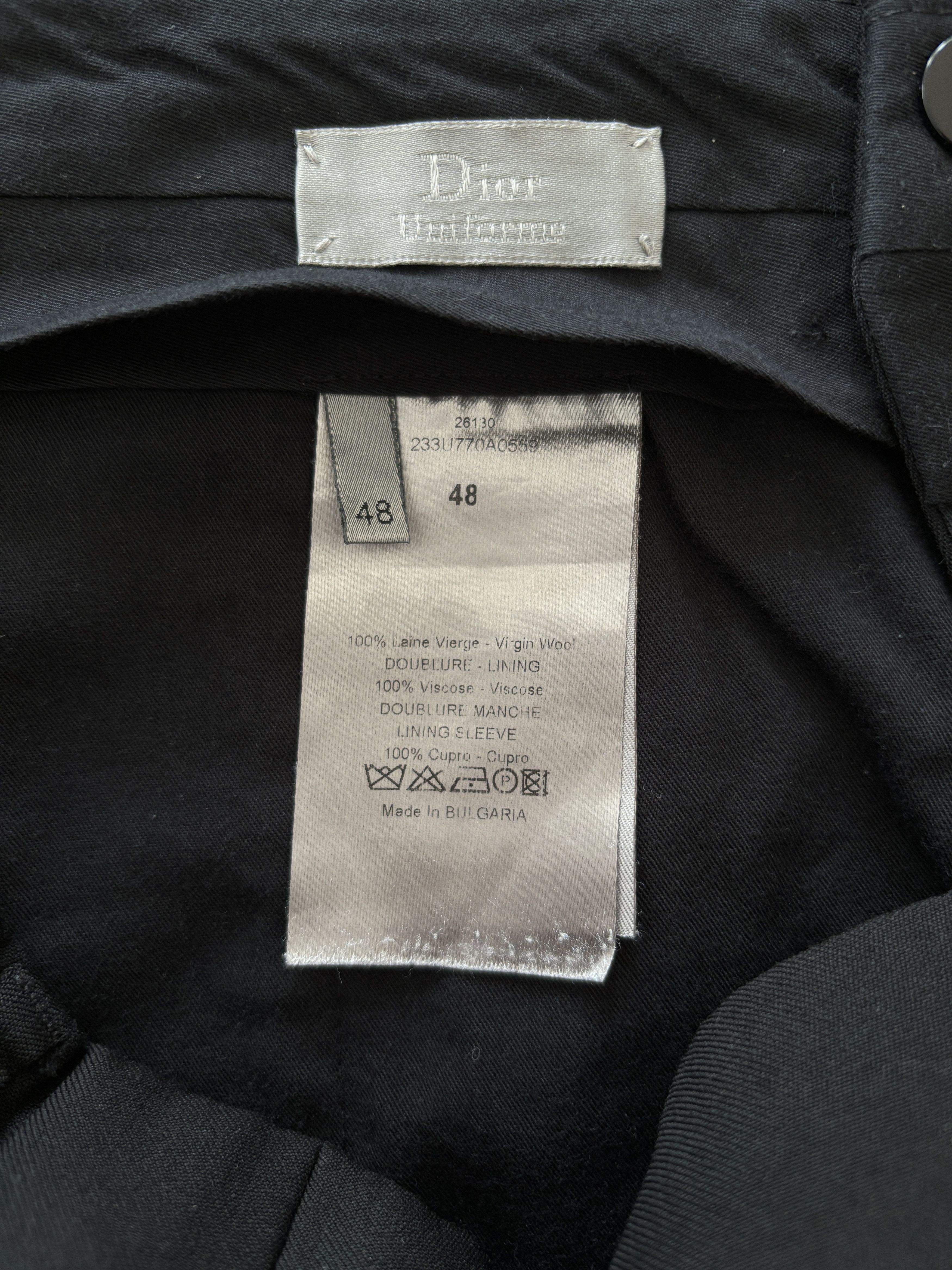 Dior ⚡️QUICK SALE⚡️Dior Black Trousers Pants KVA Size US 32 / EU 48 - 6 Thumbnail