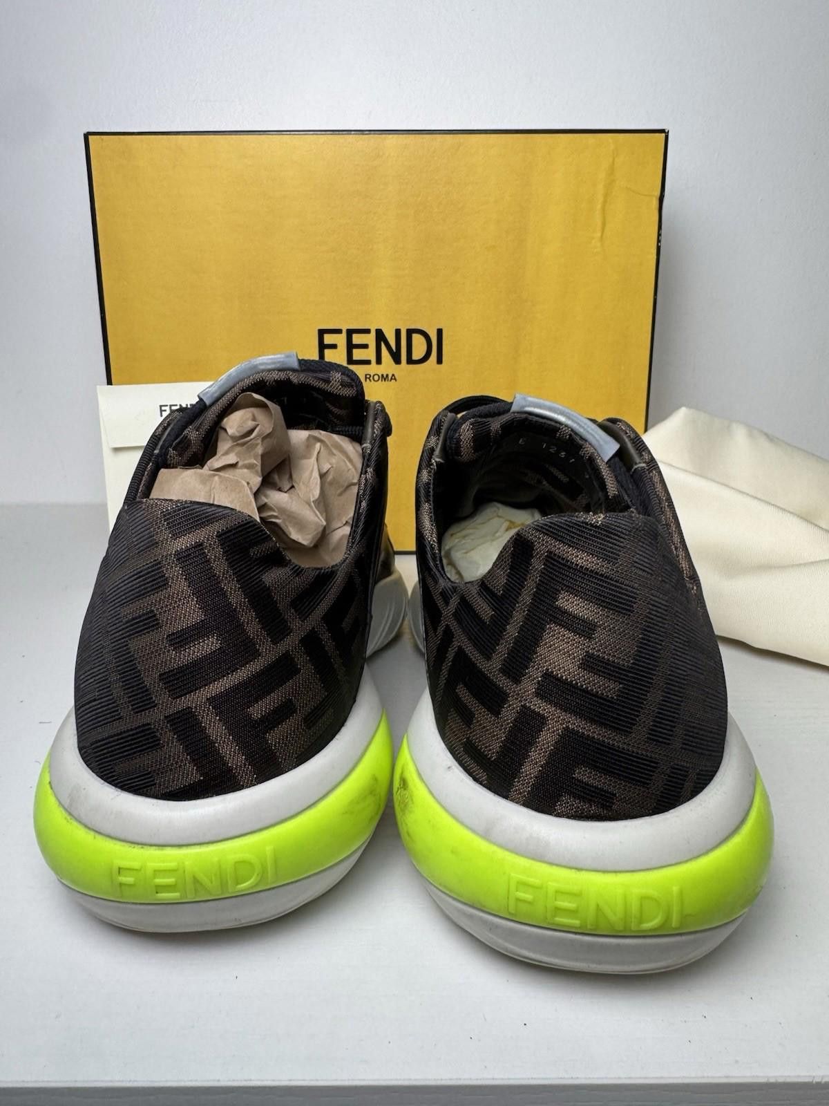 Fendi Fendi FF Logo Maglia Runner Sneakers Black/Grey SZ 9 Size US 9 / EU 42 - 5 Thumbnail