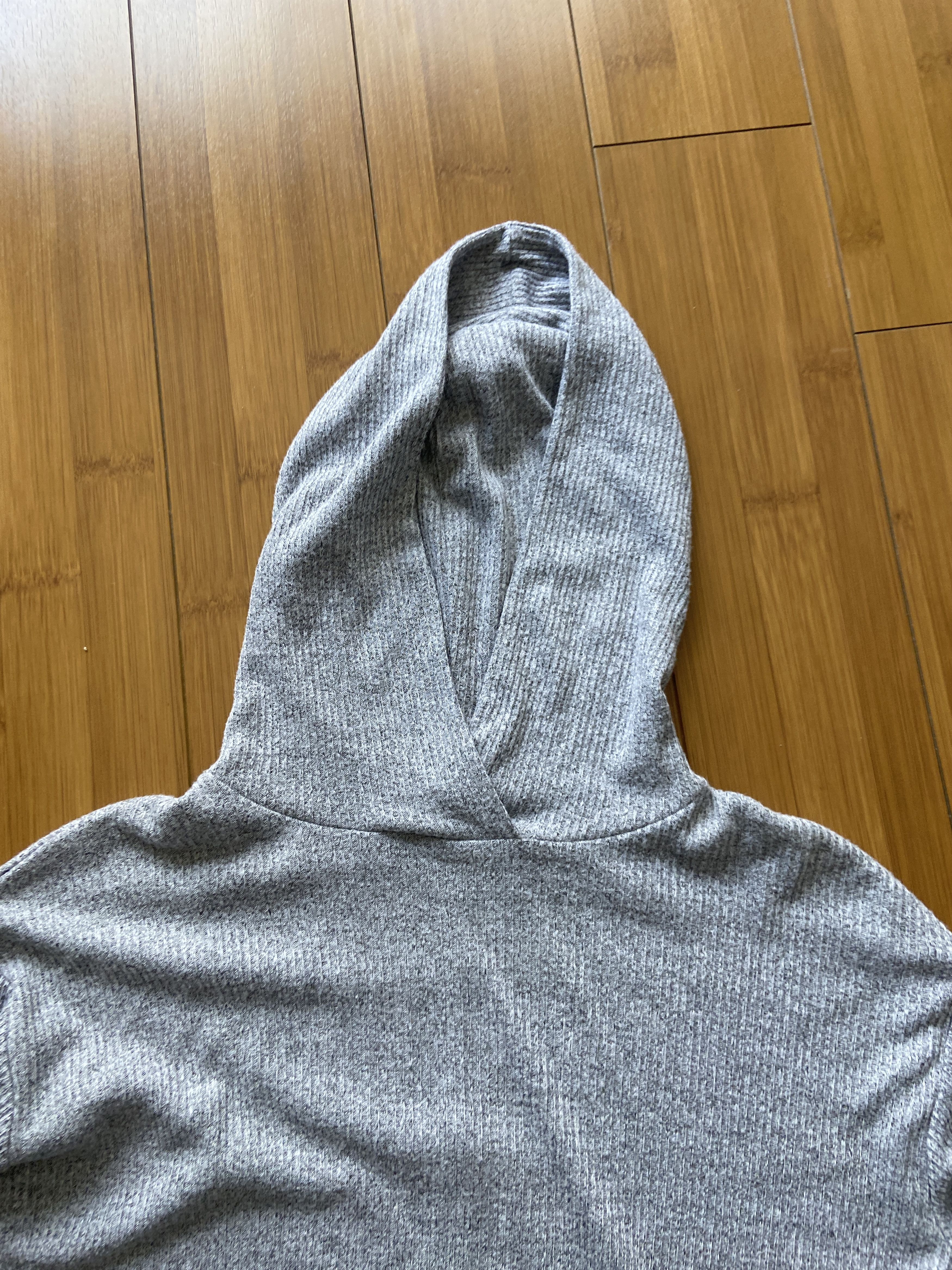 Rag & Bone Rag & Bone Ribbed Gray Lightweight Hoodie Women's XXS Size US XXS / EU 40 - 2 Thumbnail