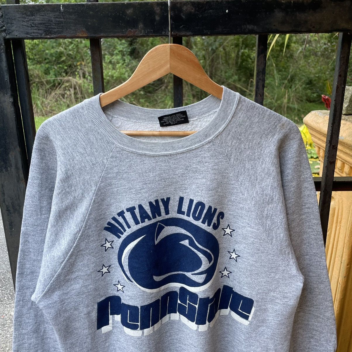Vintage 🔥Vintage 90s Nittany Lions Pennstate Big Logo Sweatshirts Size US M / EU 48-50 / 2 - 4 Thumbnail