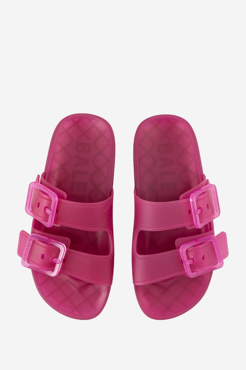 Balenciaga o1y0625 Rubber Slippers in Magenta Size US 6 / IT 36 - 3 Thumbnail