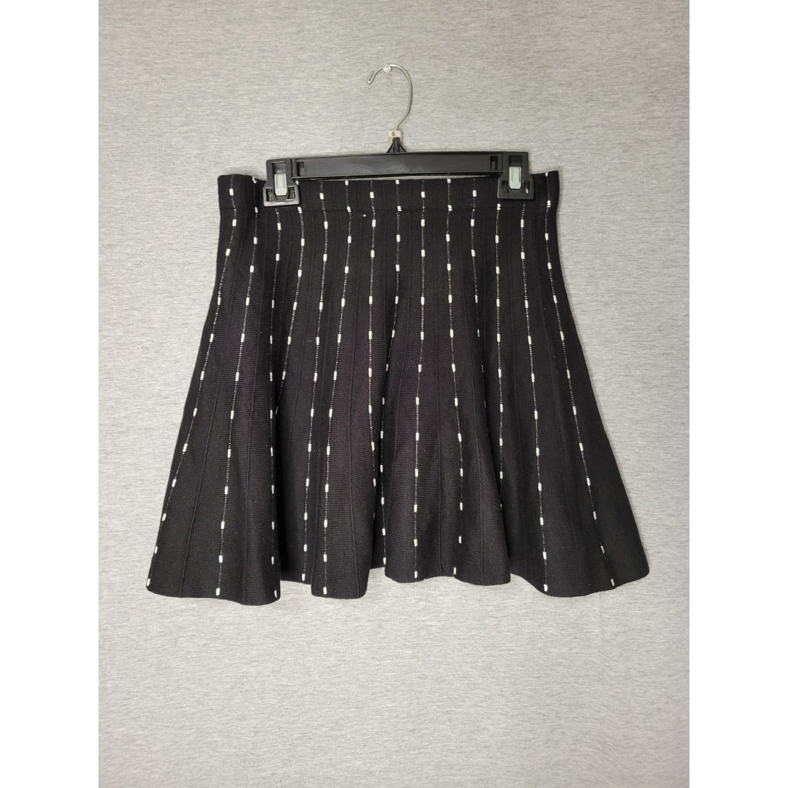 Other Teen Women Candies Thick Black White Skirt Small Size 29" - 1 Thumbnail