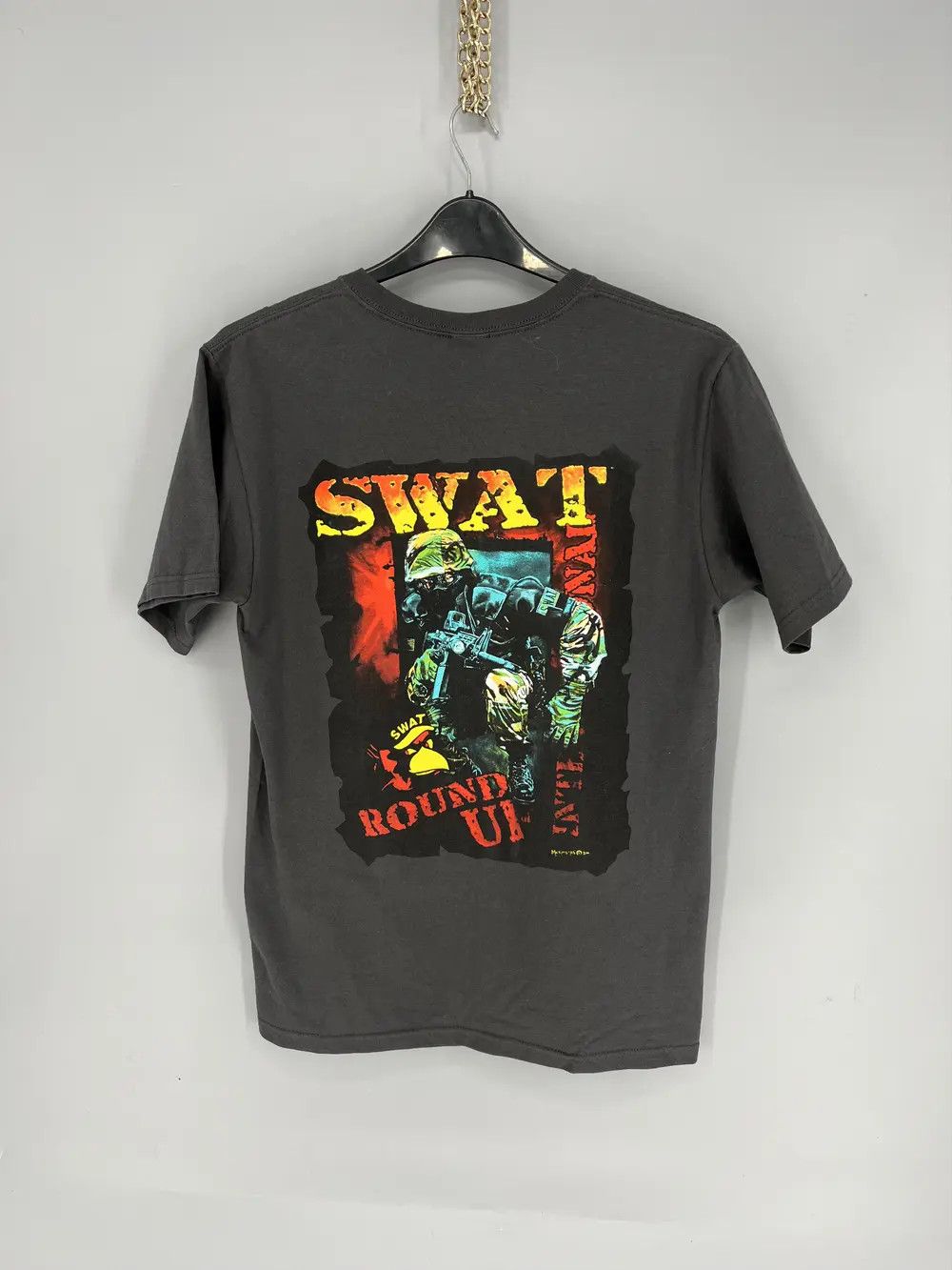 Vintage Vintage Y2K Police SWAT Movie Promo Tee Shirt Faded Size US M / EU 48-50 / 2 - 1 Thumbnail
