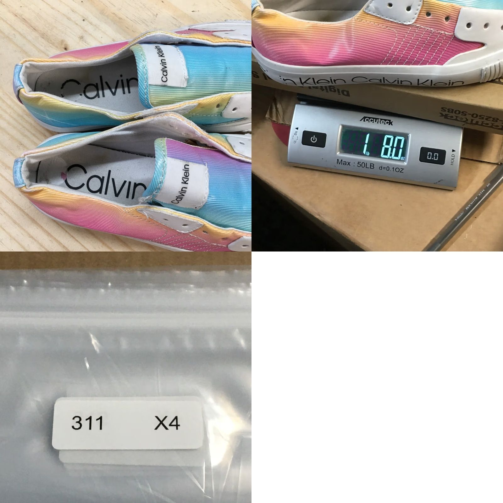 Calvin Klein Calvin Klein Shoes Womens 5.5 M Clauri Low Top Sneakers Multicolor Round Toe - Casual Sneaker for Women Size M / US 6-8 / IT 42-44 - 10 Thumbnail