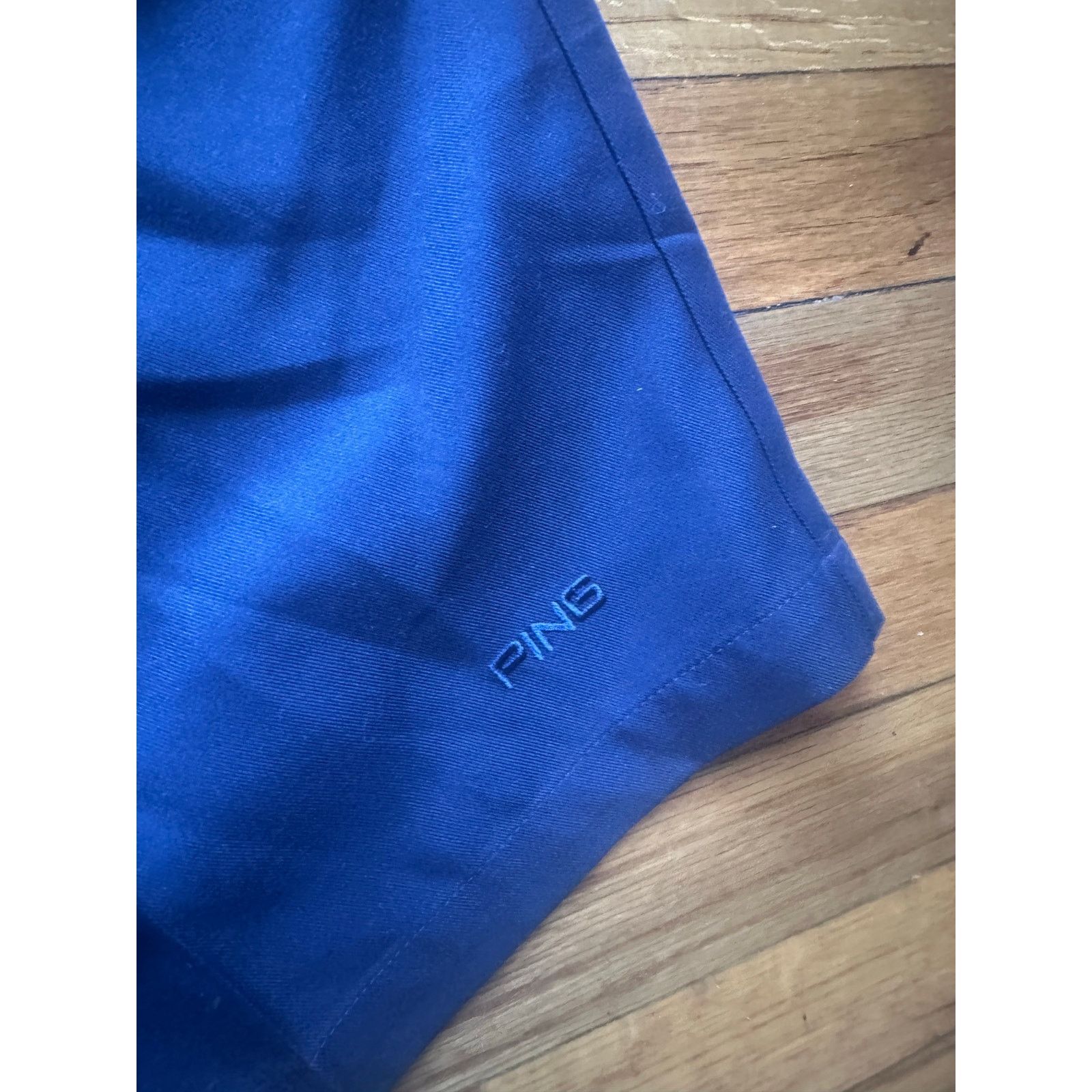 PING Ping Blue Pleated Golf Shorts Size US 40 / EU 56 - 3 Thumbnail