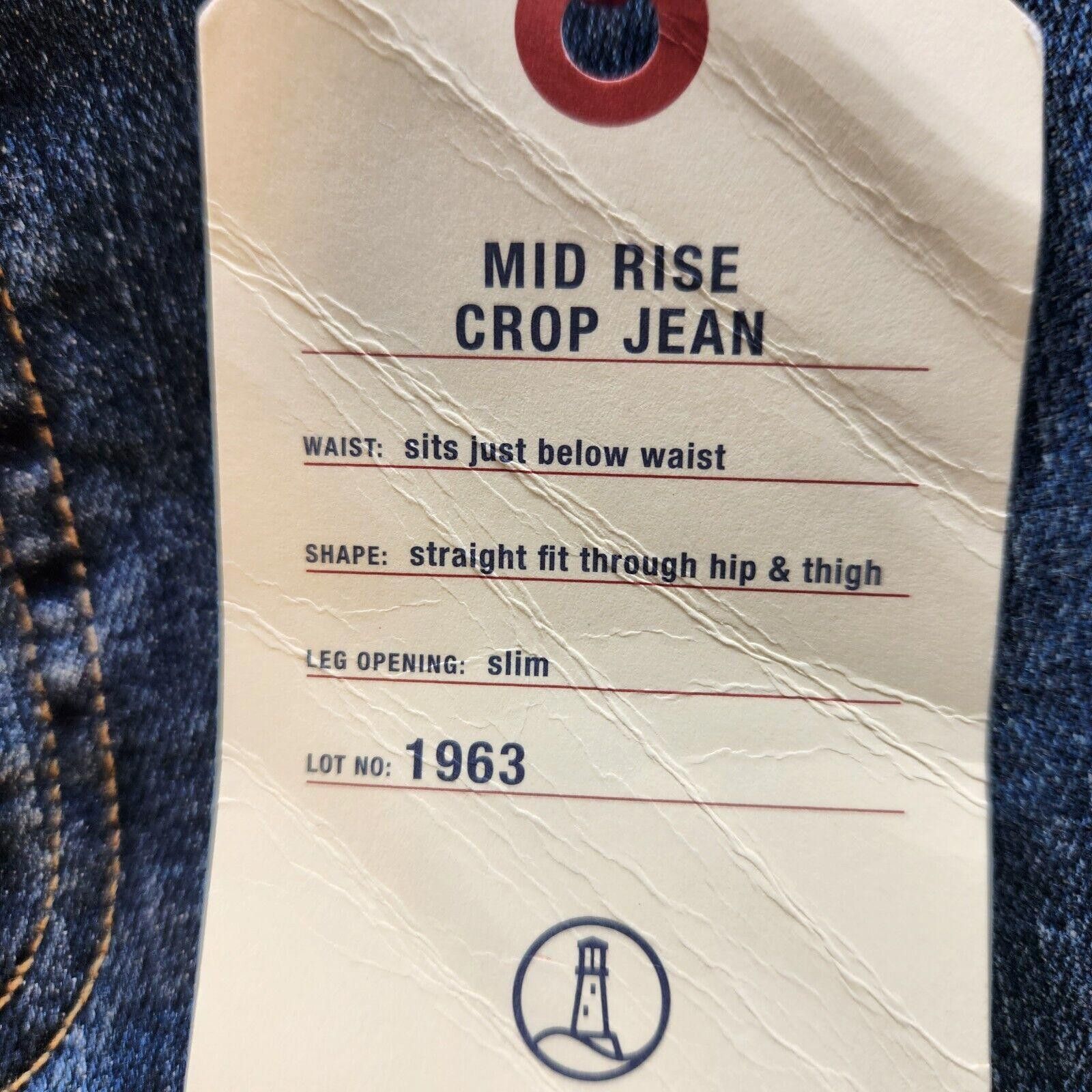 Lands' End Lands End Mid Rise Crop Jeans Womens 16P New NWT Size 38" / US 16 / IT 52 - 5 Thumbnail