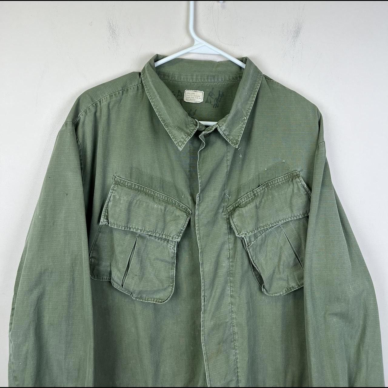 Designer Vintage US Army Military Utility Jacket 8405-935-4712 Size US L / EU 52-54 / 3 - 3 Thumbnail
