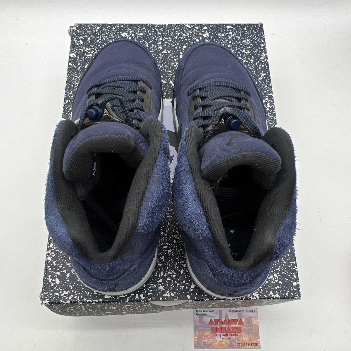 Jordan Brand Air Jordan 5 midnight navy Size US 10.5 / EU 43-44 - 7 Thumbnail