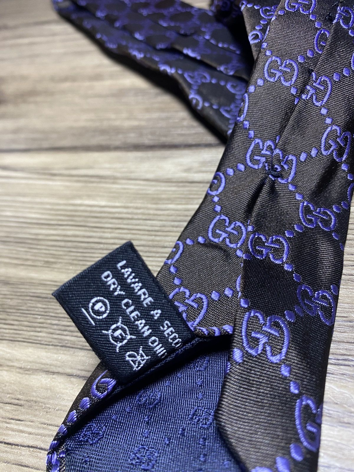 Gucci Gucci Mens GG Silk Tie Size ONE SIZE - 9 Thumbnail