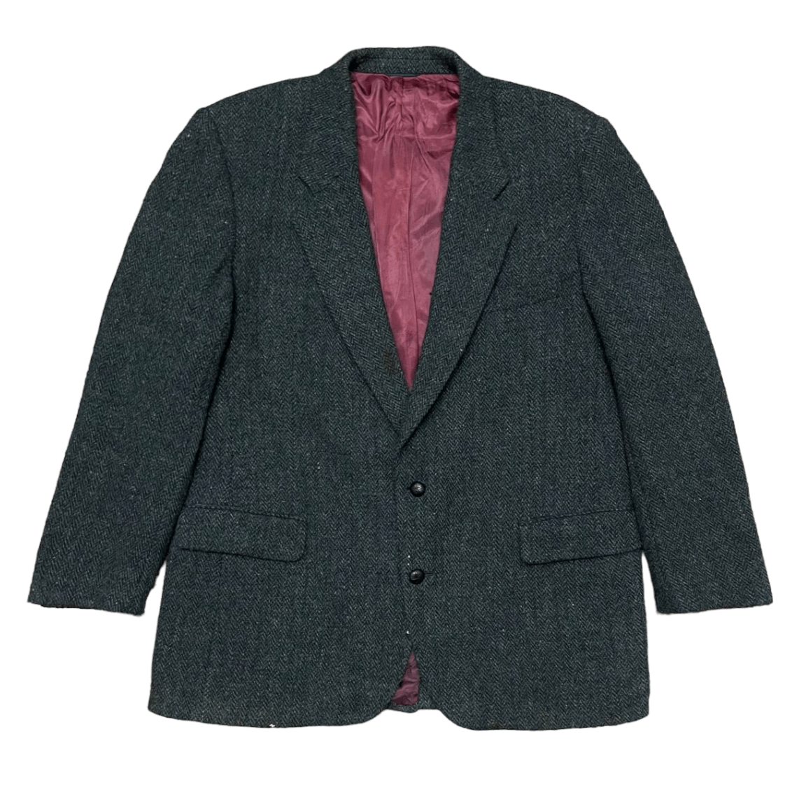 Harris Tweed Vintage Harris Tweed Hand Woven Wool Coat Size US L / EU 52-54 / 3 - 1 Thumbnail