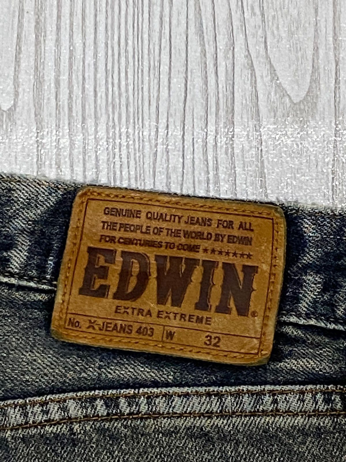 If Six Was Nine Edwin Extra Extreme 403 Mud Washed Grey Distressed Size US 30 / EU 46 - 8 Thumbnail