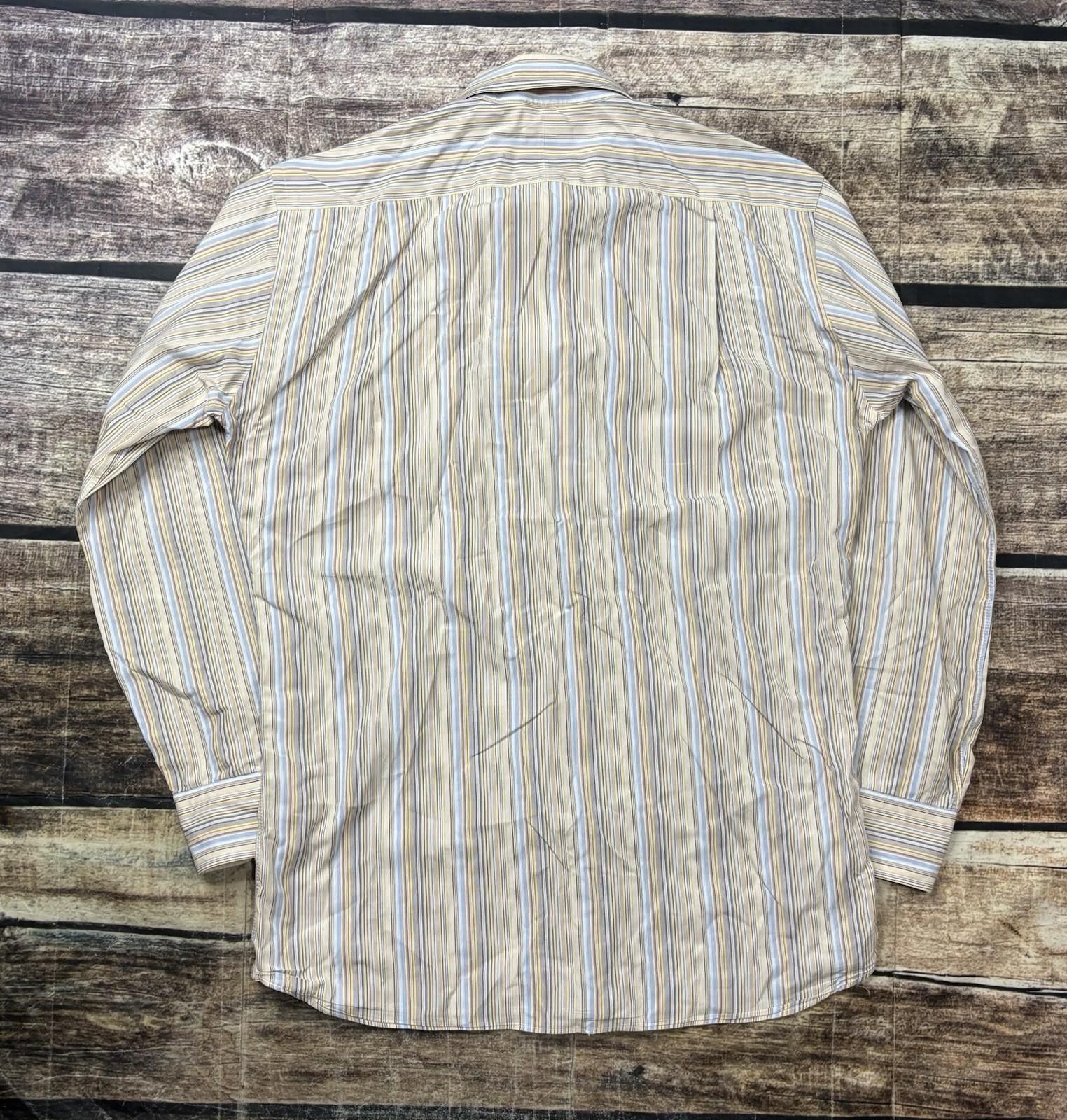 Barneys New York Barneys New York Shirt Mens 15.5 Medium Long Sleeve Stripes Size US M / EU 48-50 / 2 - 3 Thumbnail