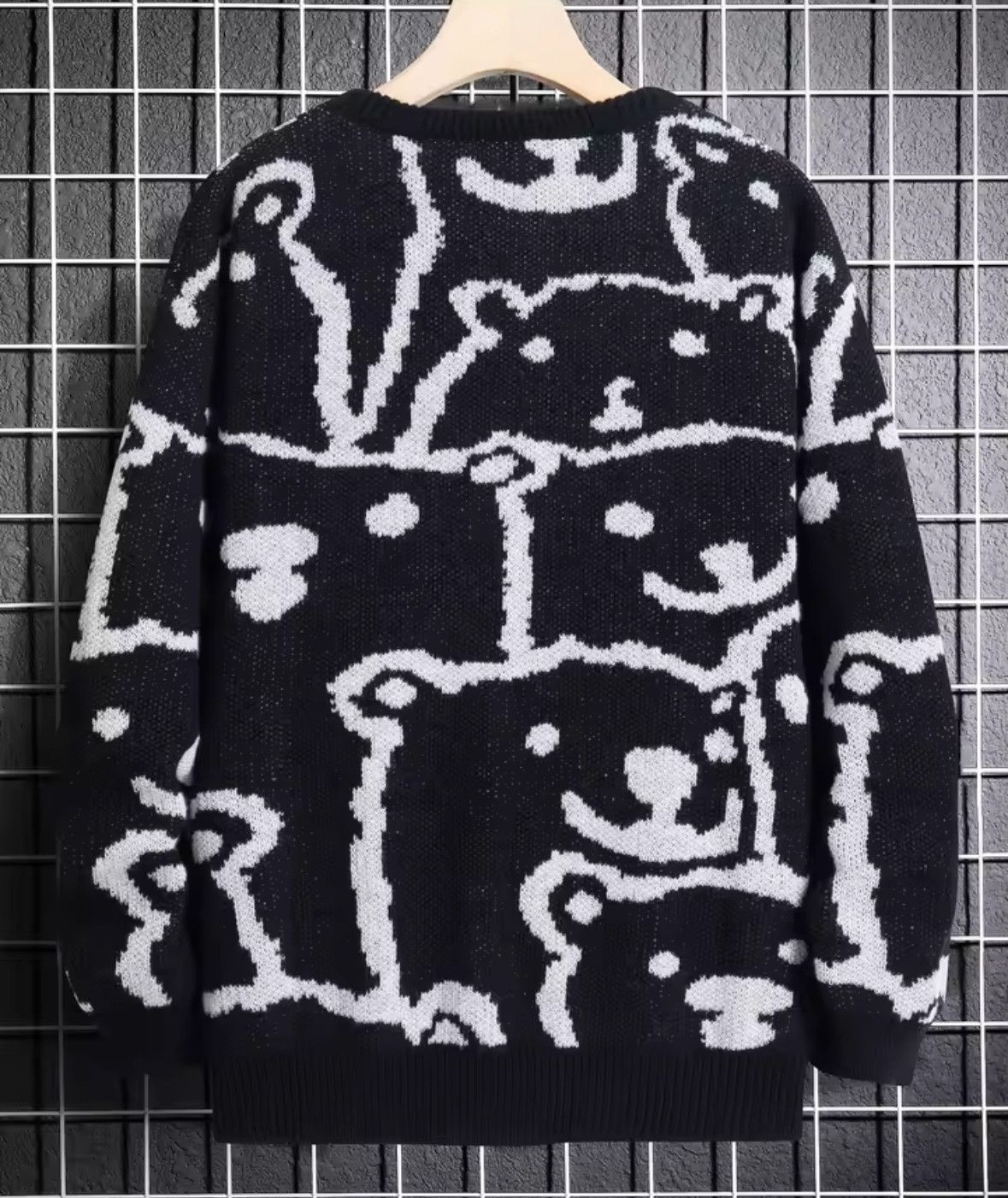 Japanese Brand Piggy Bear Pattern Sweater Jacquard Knitted Sweatshirt Size US S / EU 44-46 / 1 - 2 Thumbnail