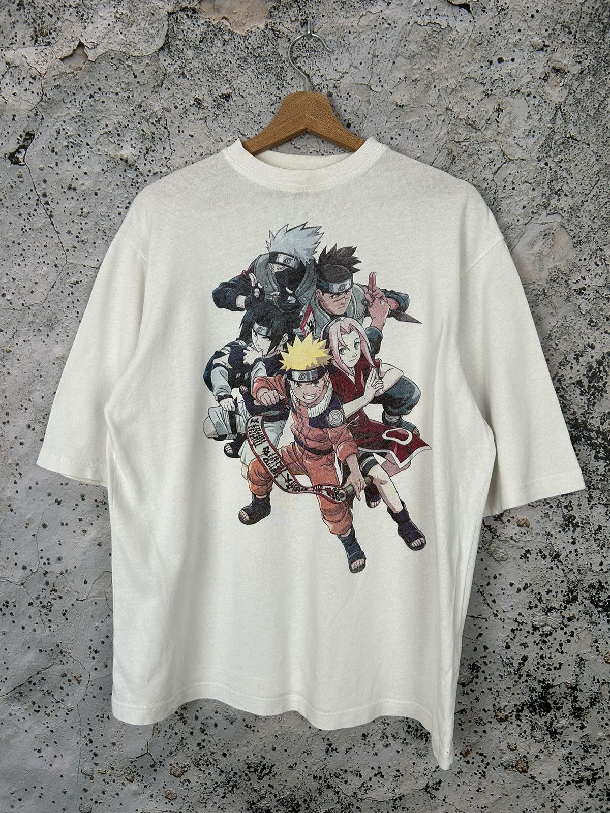 Anime Vintage Naruto 2002 Anime Manga Movie Graphic Tee Rare Size US M / EU 48-50 / 2 - 1 Thumbnail