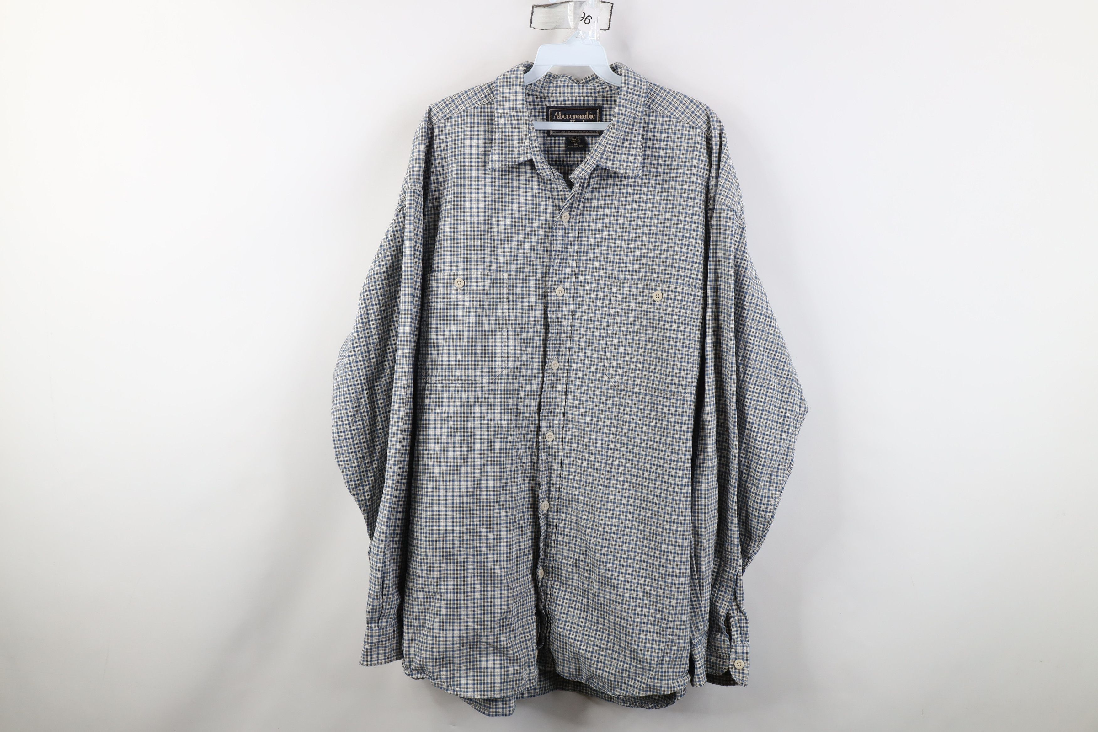 Abercrombie & Fitch Vintage 90s Abercrombie & Fitch Collared Button Shirt Plaid Size US XL / EU 56 / 4 - 1 Thumbnail