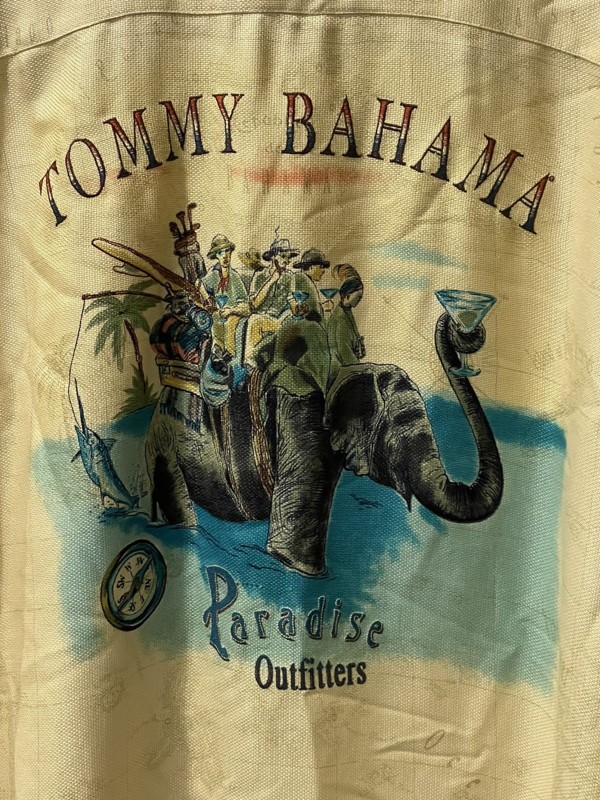 Tommy Bahama × Vintage Vintage Tommy Bahama “Paradise Outfitters” Silk Shirt 2XL Size US XXL / EU 58 / 5 - 5 Thumbnail