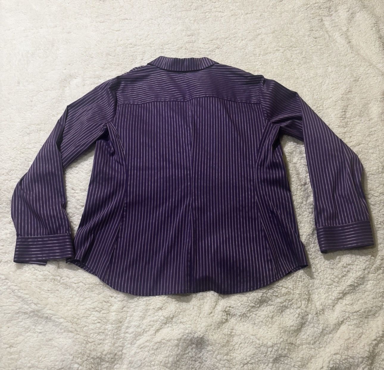 Other Women’s purple striped shirt0413 Size XL / US 12-14 / IT 48-50 - 2 Thumbnail