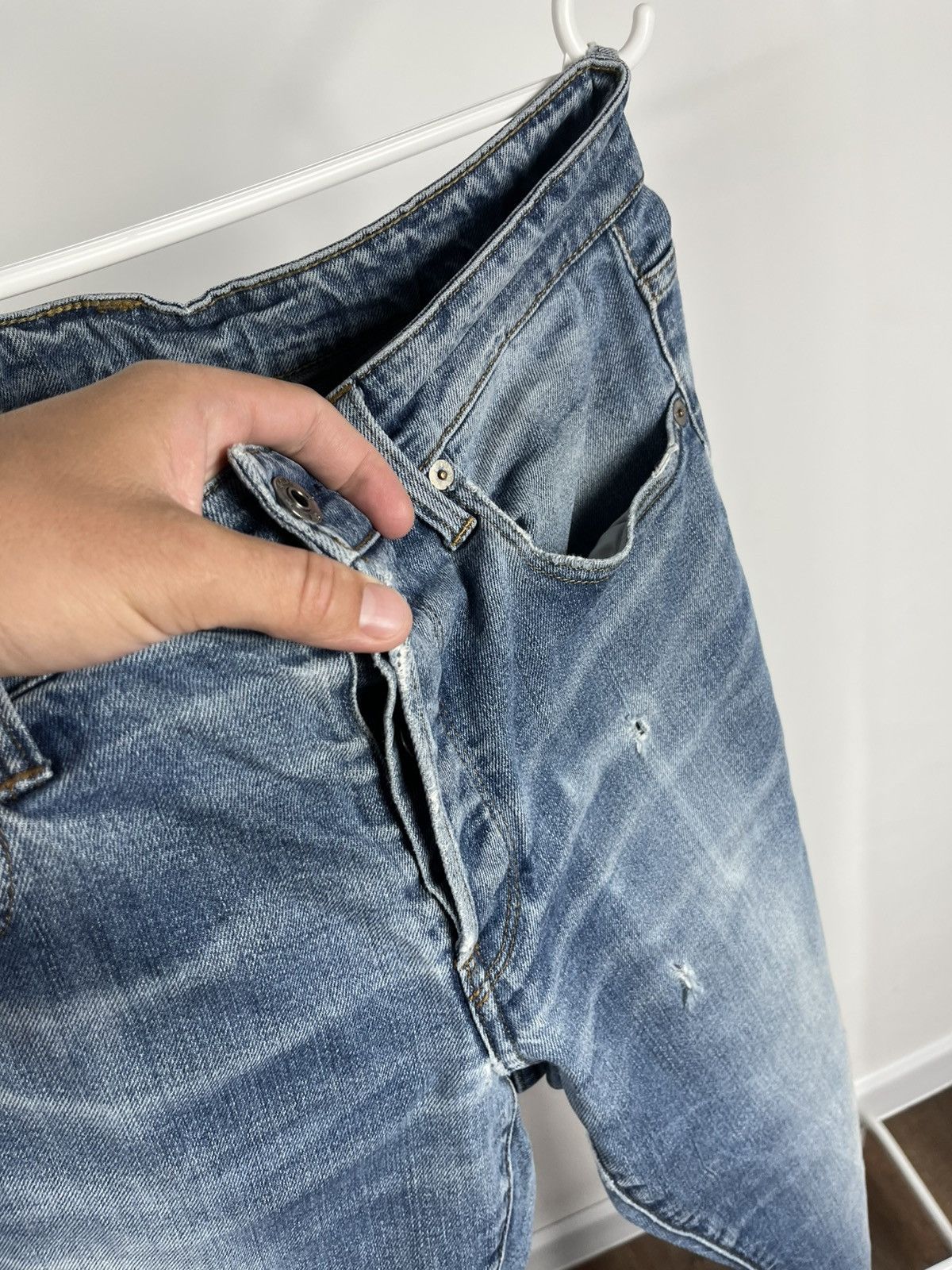 G-Star G-Star RAW 3301 Straight Fit Jeans W31 L32 Light Wash Size US 31 - 15 Thumbnail