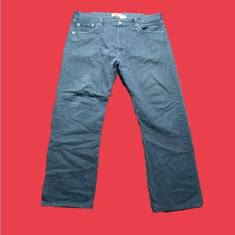Levi's × Vintage Vintage Levis 501 Navy Blue Jeans 40 Waist 30 Length Size US 40 / EU 56 - 3 Thumbnail
