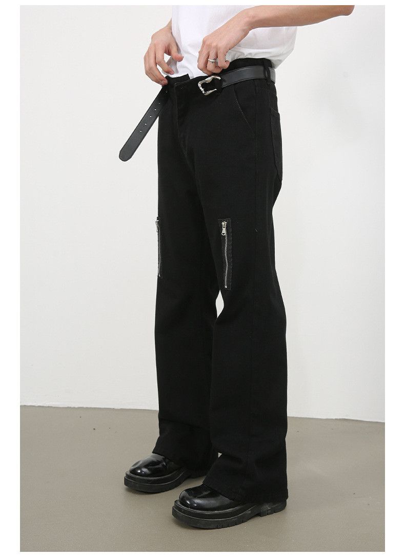 Japanese Brand High street loose versatile casual zipper flared jeans Size US 32 / EU 48 - 6 Thumbnail