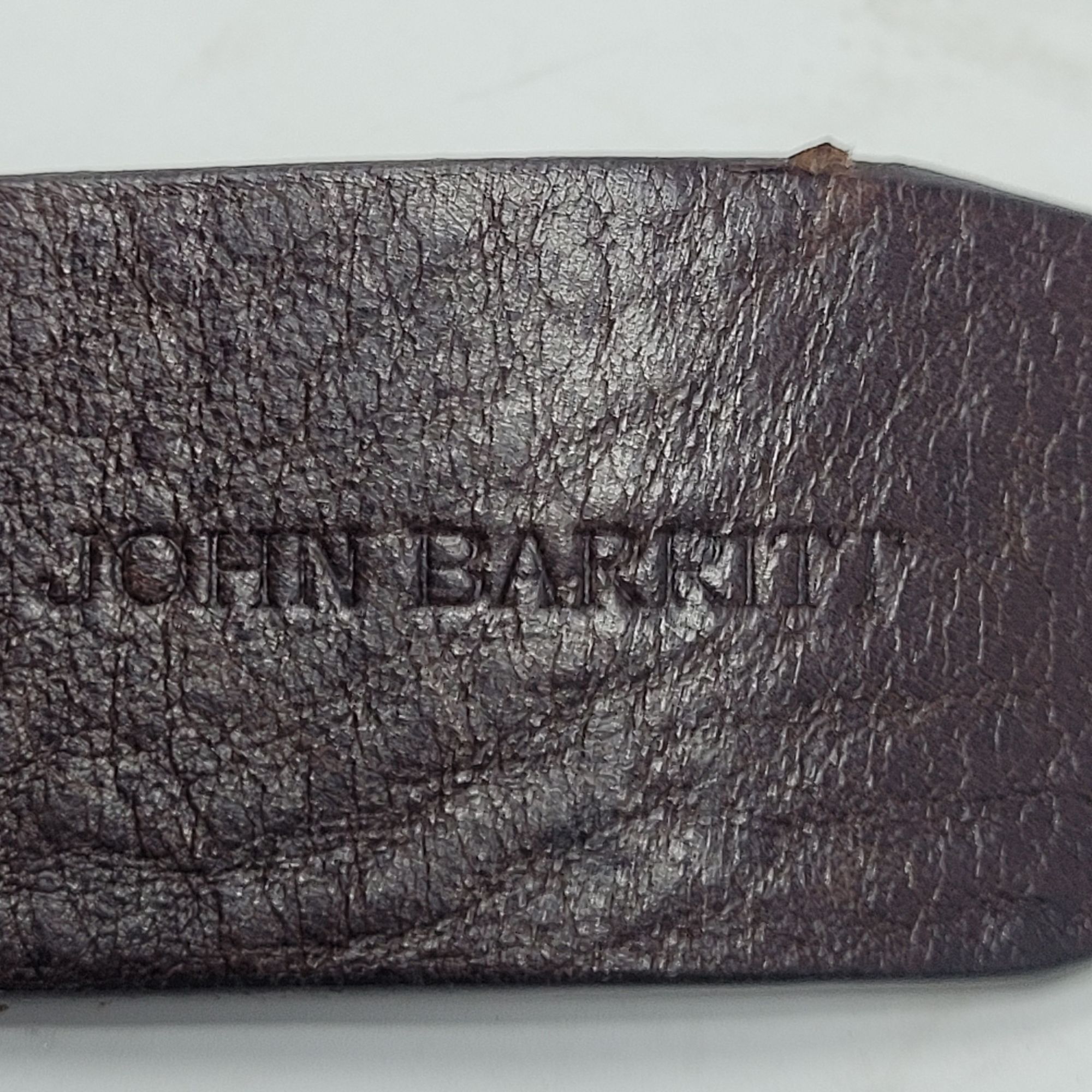 Other John Barritt Handmade Italian Brown Genuine Leather Woven Br Size ONE SIZE - 10 Thumbnail