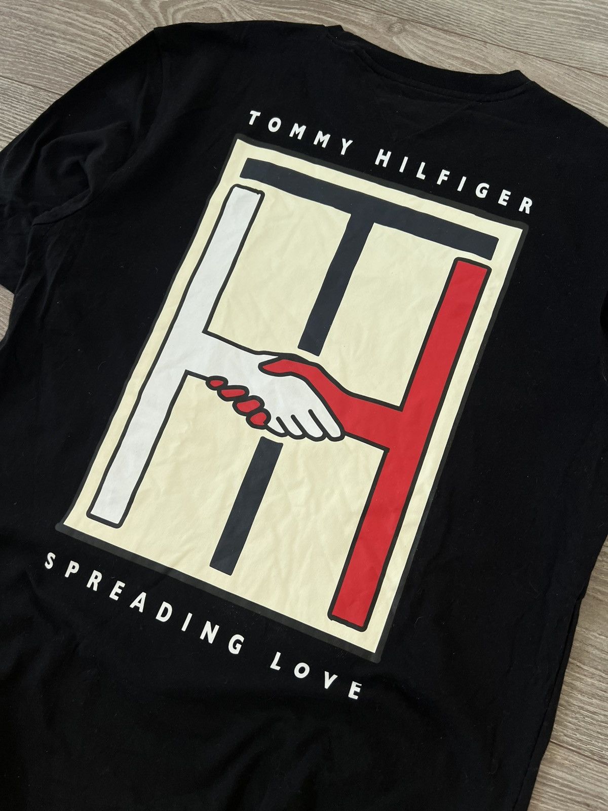 Tommy Hilfiger ‼️TOMMY HILFIGER CAPSULE COLLECTION “One Planet” Big Logo Tee Size US XXL / EU 58 / 5 - 12 Thumbnail