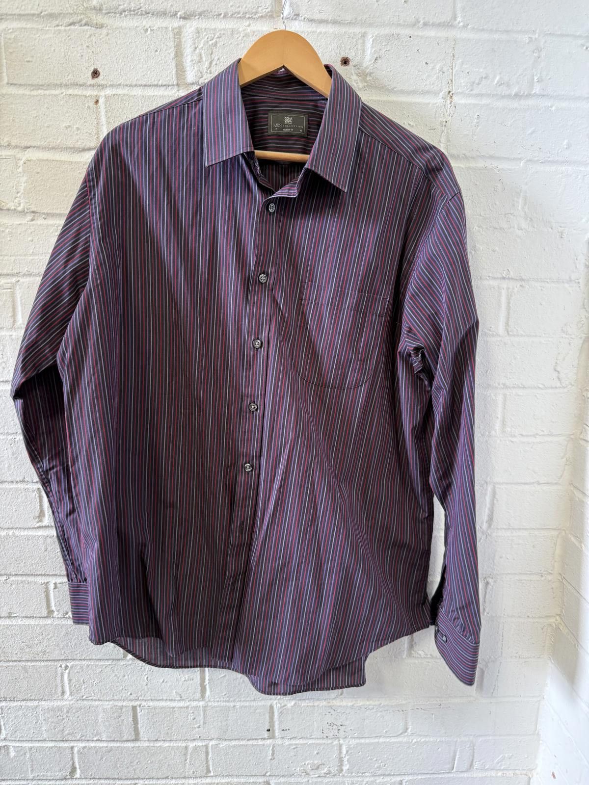 Van Heusen Van Heusen Men's Dress Shirt - Striped, Long Sleeve Size 38R - 1 Thumbnail