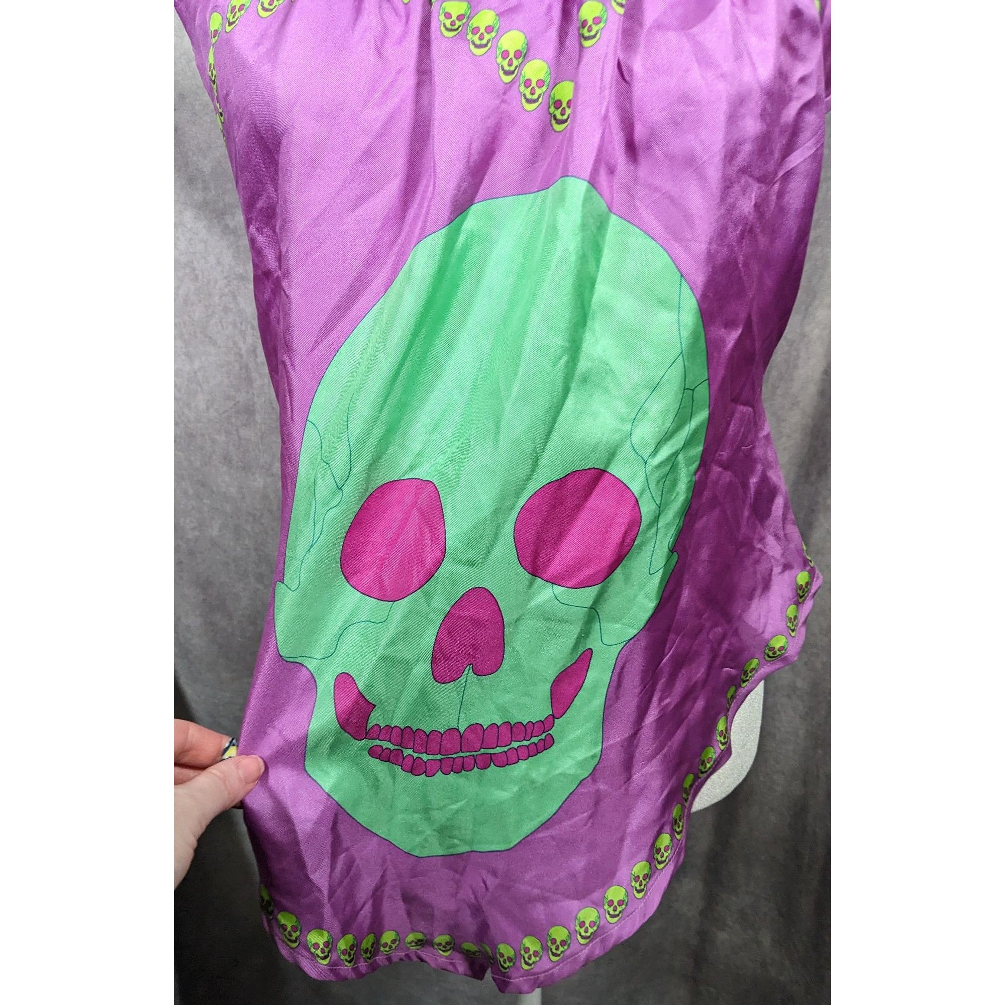 Other Charlotte Sparre Gothic Skeleton Purple And Green Top Size S Size S / US 4 / IT 40 - 6 Thumbnail