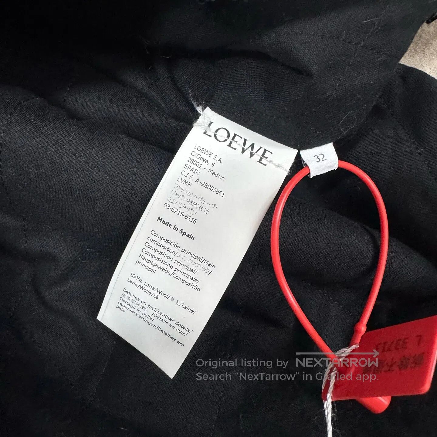 Loewe LOEWE size 32 Leather border with colorful strip trim pocke Size S / US 4 / IT 40 - 7 Thumbnail